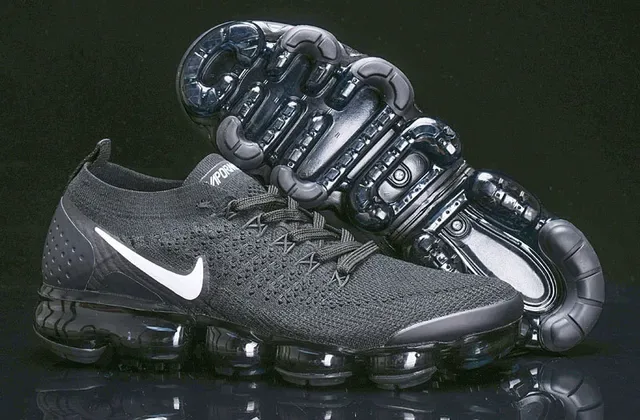 Nike Air VaporMax Black and White Lifestyle Sneakers 16
