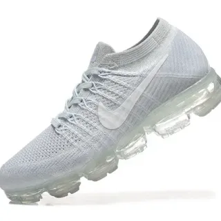 Nike Air VaporMax Gris Clair Flyknit Chaussures style de vie
