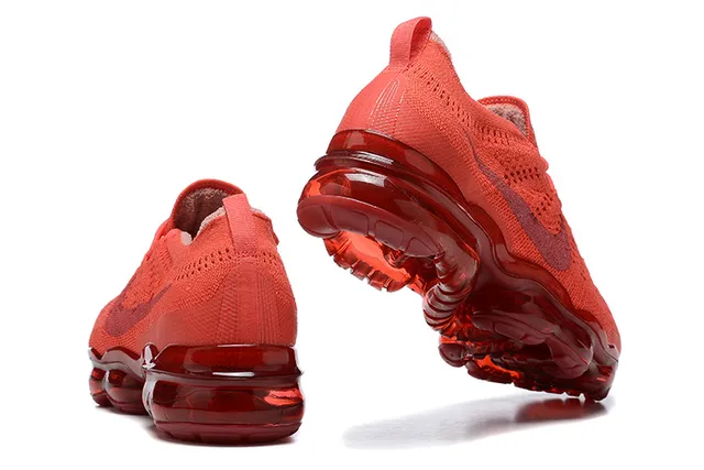 Nike Air VaporMax Red Flyknit Chaussures de course 3
