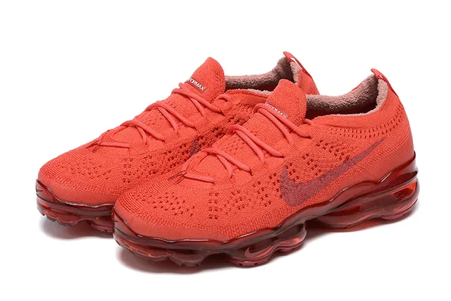 Nike Air VaporMax Red Flyknit Chaussures de course 7