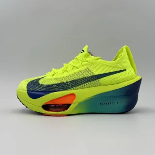 Nike Air Zoom Alphafly 3 Neon Yellow Navy रनिंग शूज