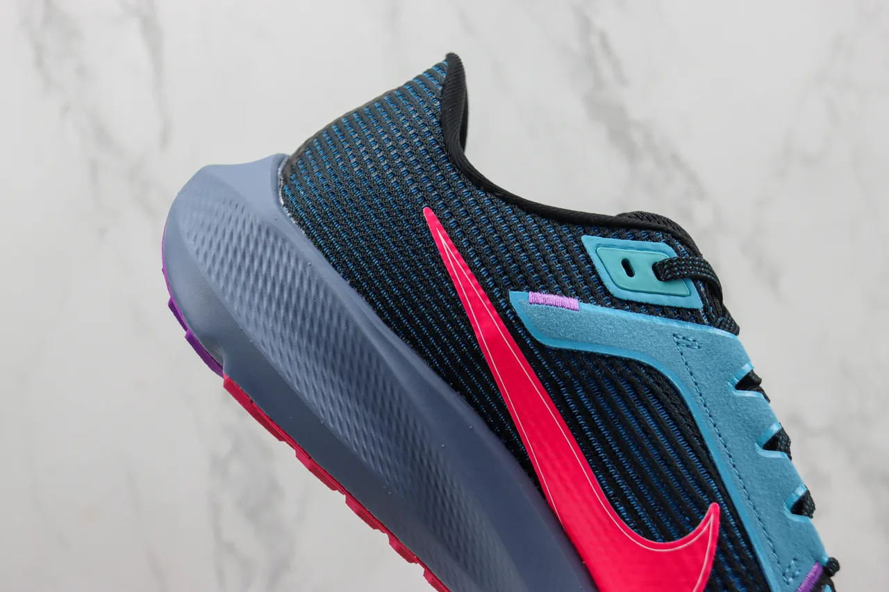Nike Air Zoom Pegasus 40 Negro Azul Rosa Zapatillas de running 5