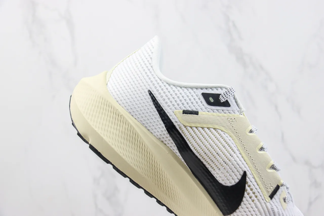 Nike Air Zoom Pegasus 40 সাদা ক্রিম কালো রানিং শু 5