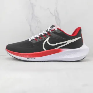 Nike Air Zoom Pegasus Preto Vermelho Branco Tênis de corrida