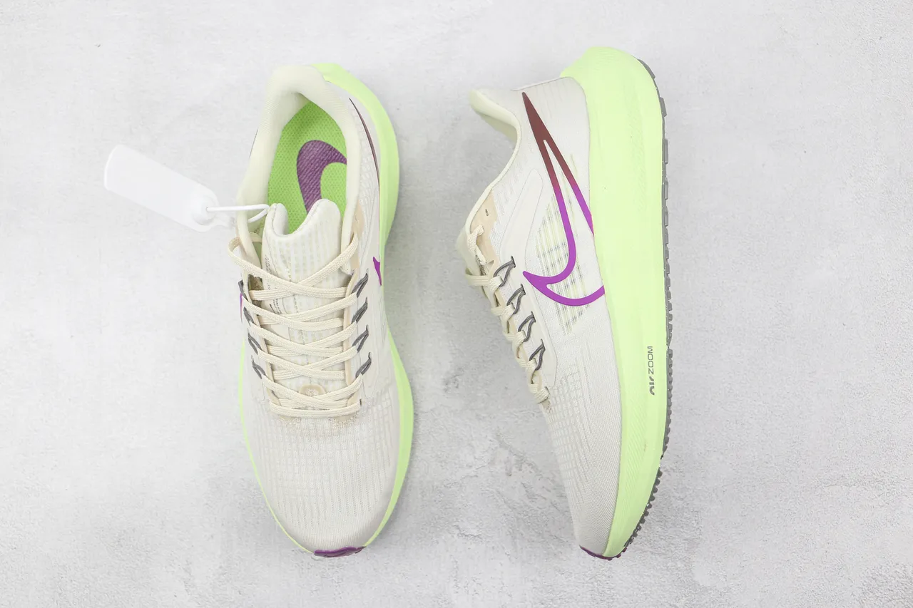 Nike Air Zoom Pegasus Off-White Lime Green أحذية جري 3