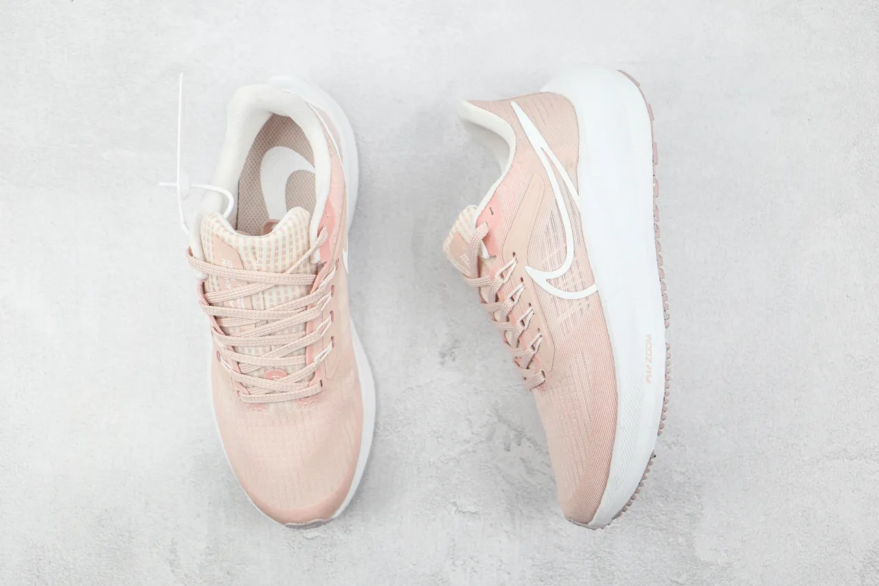 Nike Air Zoom Pegasus Pink and White Running Shoes 3