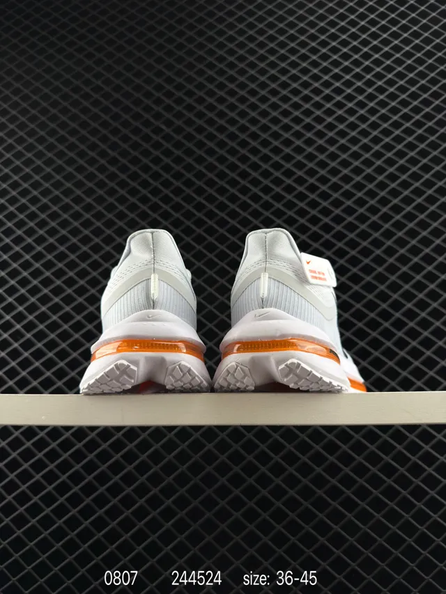 Nike Air Zoom Pegasus Premium হালকা ধূসর এবং কমলা রানিং শু 4