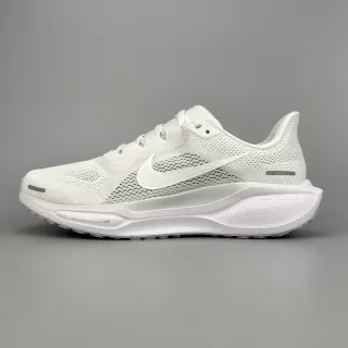 Nike Air Zoom Pegasus Branco e Cinza Malla Engineered Amortização Total Tênis de Corrida