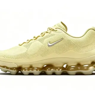 Nike Beige Brown Knit Upper Segmented Transparent Cushioning Pods Sneakers