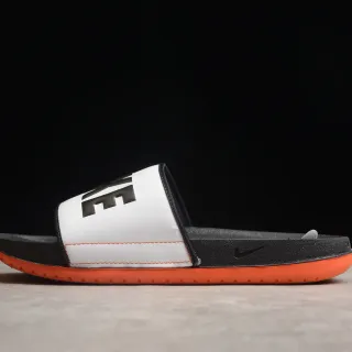 耐克 Benassi JDI 白黑橙拖鞋