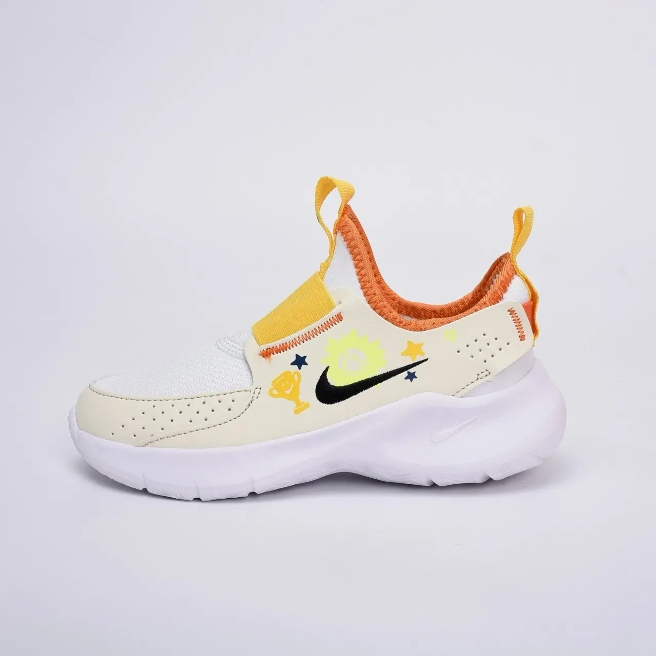 Nike Black Gold Slip-On Perforated Mesh Lifestyle Sneakers 6