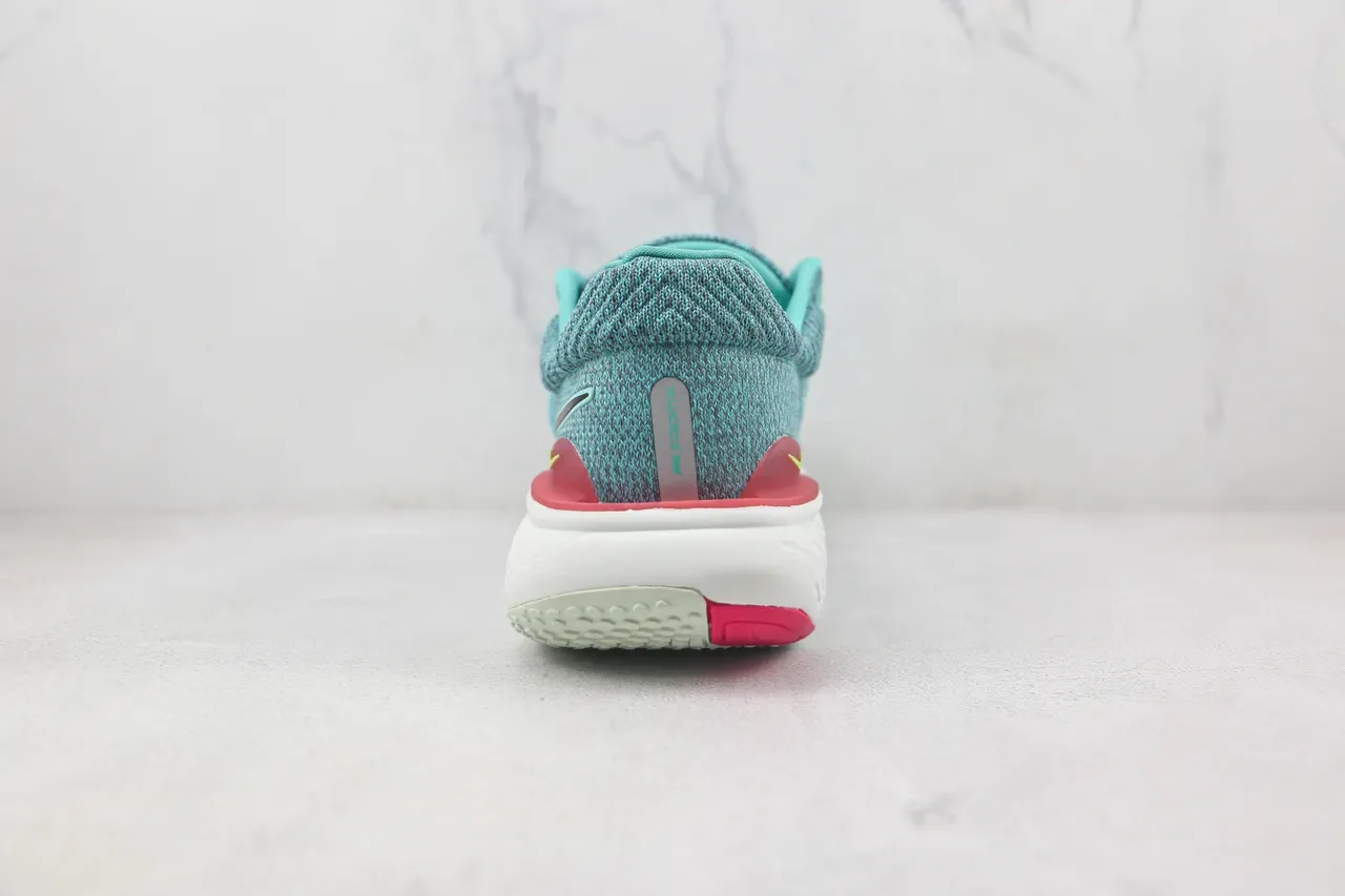 Nike Blue Pink Knit Upper ZoomX Midsole Running Shoes 9