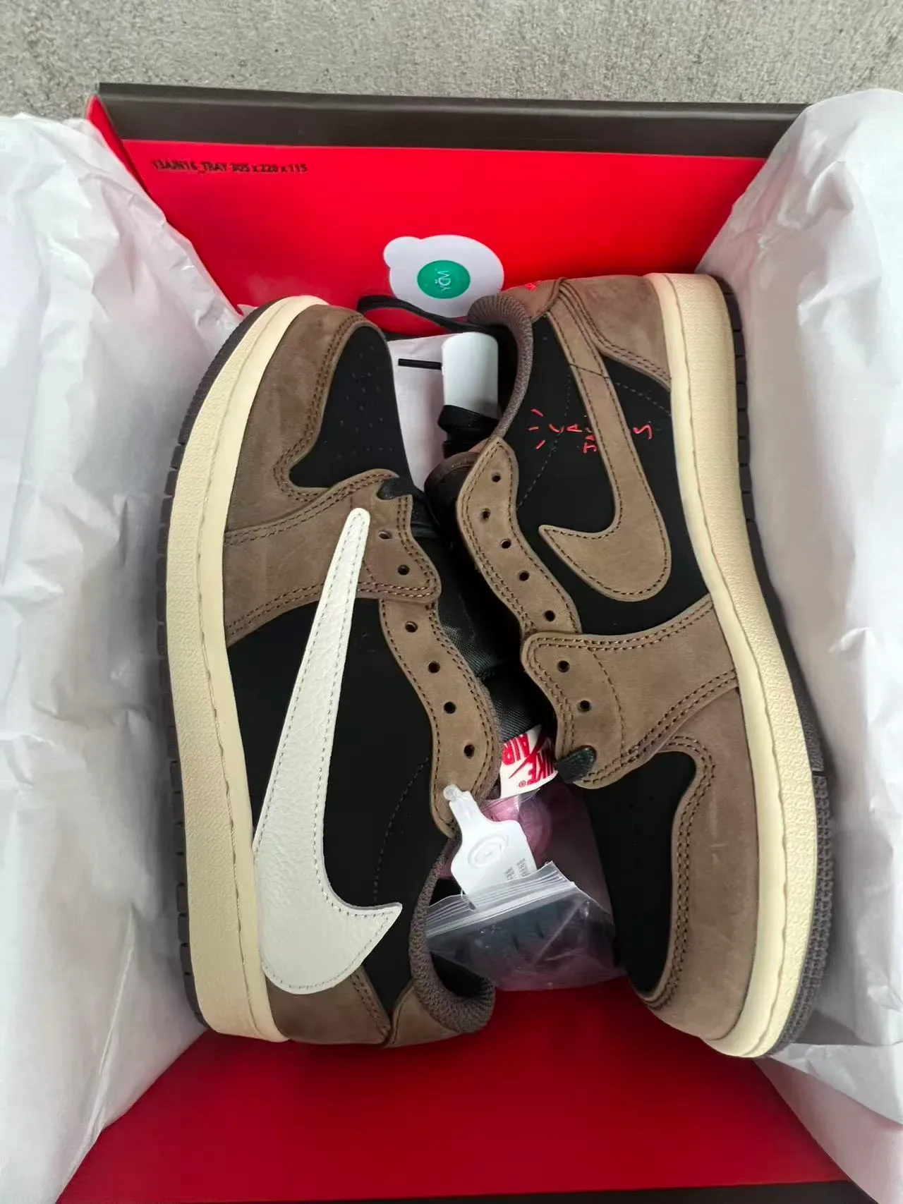 Nike Brown Black Deconstructed Suede-and-Leather Upper Lifestyle Sneakers 9