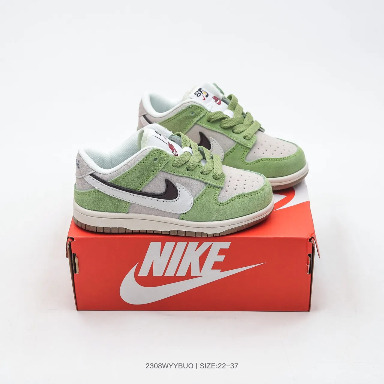 Nike Dunk Low Beige Noir Bleu Clair Chaussures de Skateboard 14