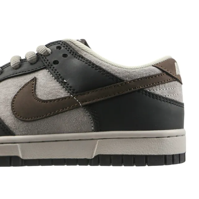 Nike Dunk Low Black Gray Brown Skateboard Shoes 6