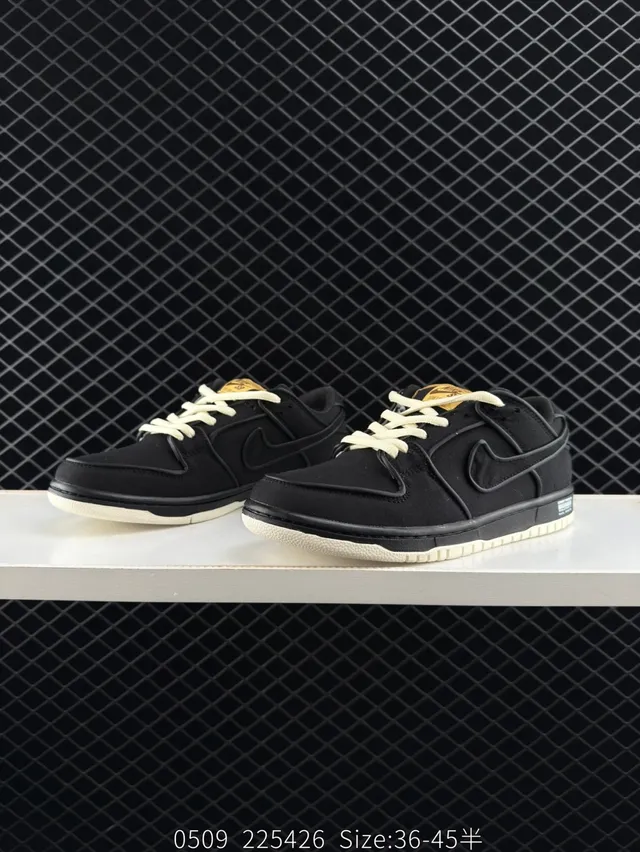 Nike Dunk Low Black Off-White chaussures de skateboard 4