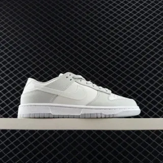 Nike Dunk Low رمادي فاتح جلد لايف ستايل सينيكر