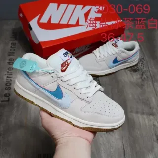 Nike Dunk Low Sea Salt Ice Tea أزرق أبيض أسلوب حياة سنيكرز