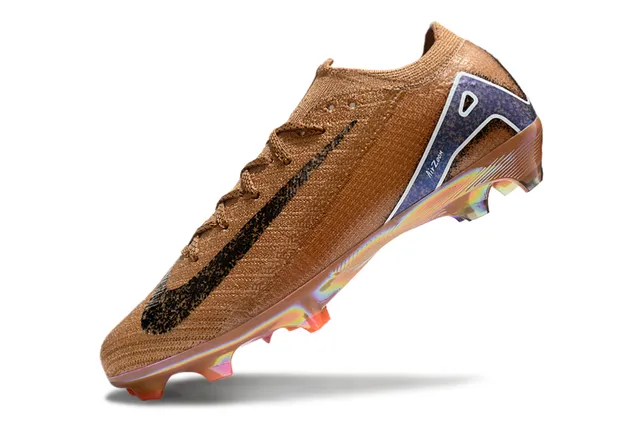 Nike Botas de Futebol Marrom Iridescent Firm-Ground Sapatos de Futebol 3