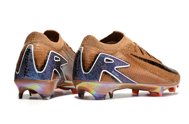 Nike Botas de Futebol Marrom Iridescent Firm-Ground Sapatos de Futebol 5
