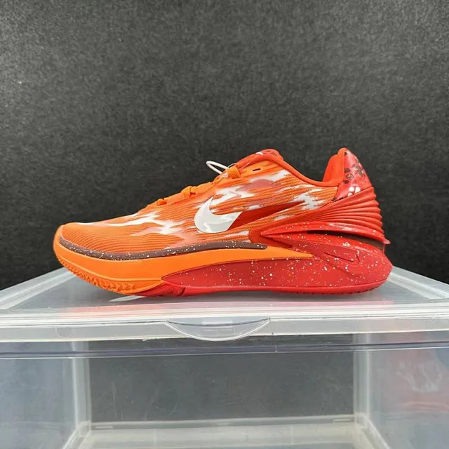 Nike G.T. Cut Orange Gradient Speckled Basketball Shoes 2