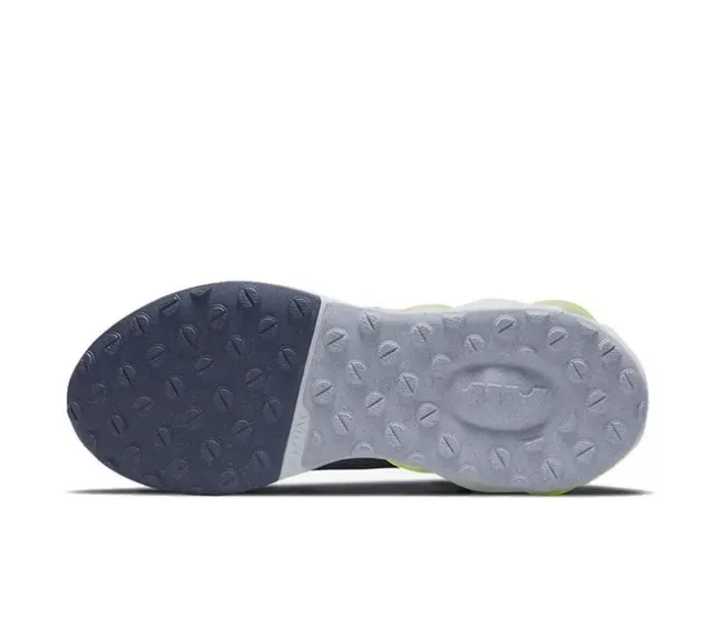 Nike Gris Jaune Maille Supérieure Air Cushioning Visible Chaussures de course 4
