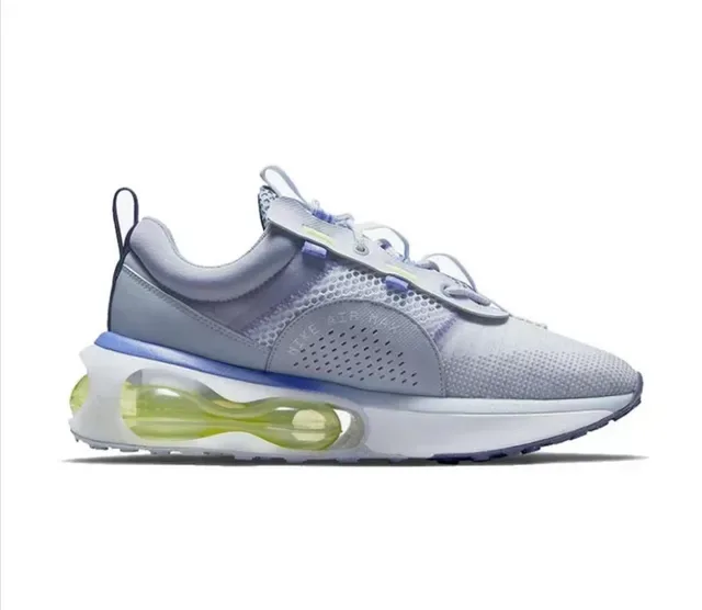 Nike Gris Jaune Maille Supérieure Air Cushioning Visible Chaussures de course 5
