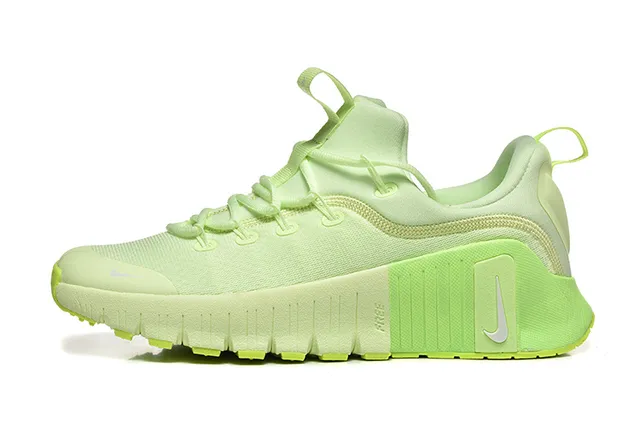 Nike Green Knit Upper Segmented Midsole Lifestyle Sneakers 6