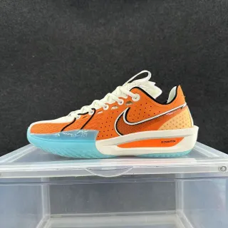 Nike GT Cut Orange Blanc Noir Chaussures de Basketball