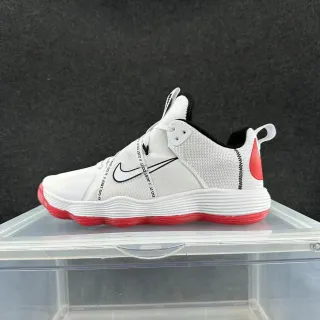 Nike Hyperdunk White Red हाई टॉप मेश एंड सिंथेटिक ओवरले अपर बास्केटबॉल शूज