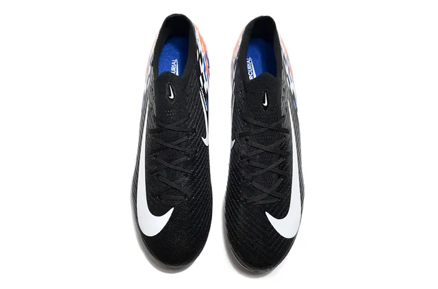Nike Mercurial Black Blue Orange Pixel Firm-Ground chaussures de football 2