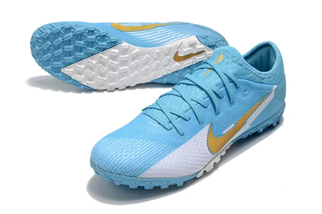 Nike Mercurial Vapor Blanc Rose Coupe Basse Haut Tricot Graphique Éclair Chaussures de Football Turf 4