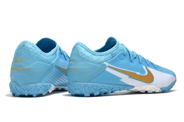 Nike Mercurial Vapor Blanc Rose Coupe Basse Haut Tricot Graphique Éclair Chaussures de Football Turf 5