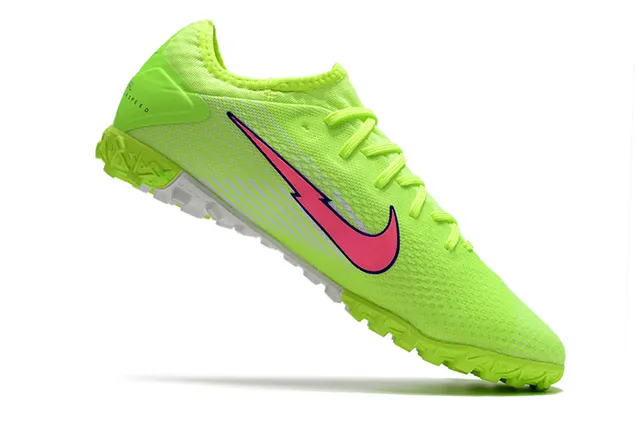 Nike Mercurial Vapor Blanc Rose Coupe Basse Haut Tricot Graphique Éclair Chaussures de Football Turf 15