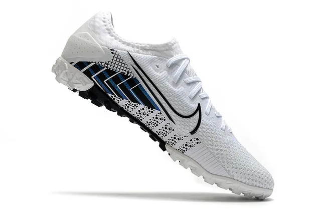 Nike Mercurial Vapor Blanc Rose Coupe Basse Haut Tricot Graphique Éclair Chaussures de Football Turf 22