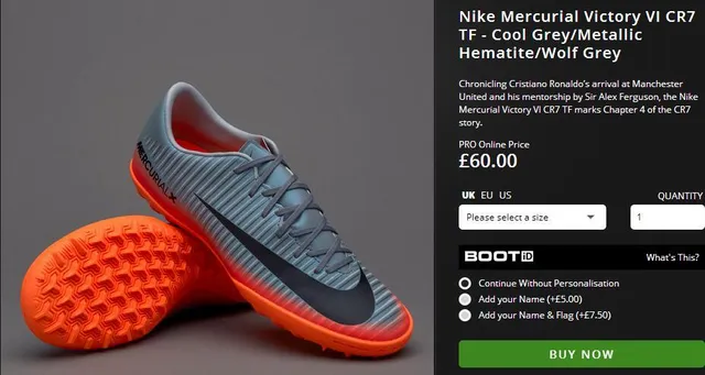 Nike Mercurial X Sapatos de Futebol Azul e Neón Lime para Gramado 2