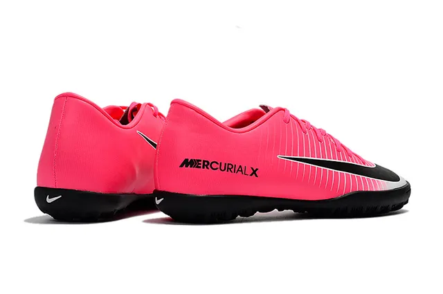 Nike Mercurial X Sapatos de Futebol Azul e Neón Lime para Gramado 15