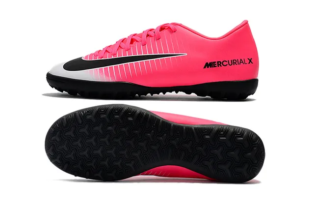 Nike Mercurial X Sapatos de Futebol Azul e Neón Lime para Gramado 22