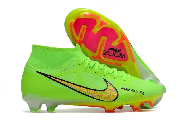 Nike Phantom GT Sapatos de futebol com upper dourado rosa metálico cobre, cano alto, gola de meias, gramado artificial 11