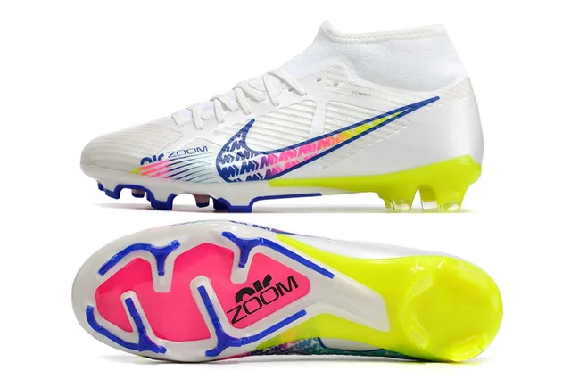 Nike Phantom GT Sapatos de futebol com upper dourado rosa metálico cobre, cano alto, gola de meias, gramado artificial 14