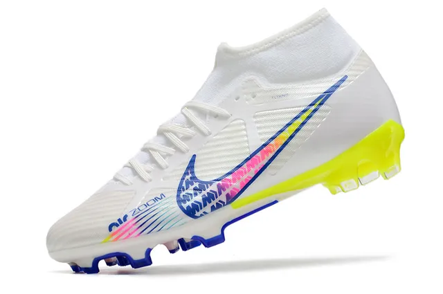Nike Phantom GT Sapatos de futebol com upper dourado rosa metálico cobre, cano alto, gola de meias, gramado artificial 16