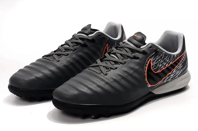 Nike Phantom GT Branco e Laranja Superior Texturizada Sintética Antepé Acolchoado Sapatos de Futebol para Grama Artificial 8
