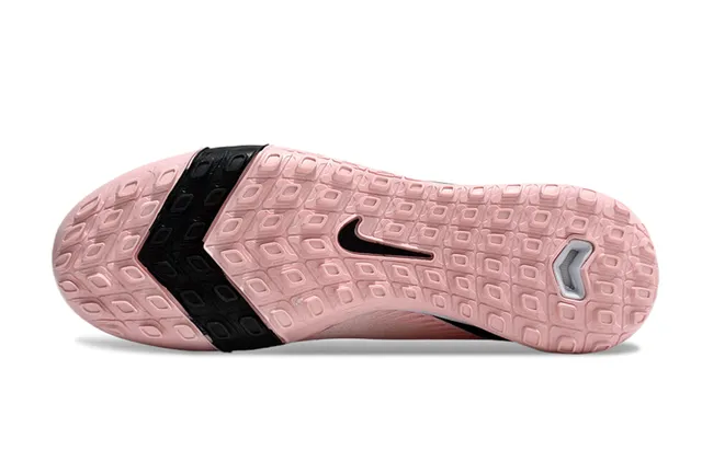 Nike أحذية كرة القدم تورف عالية الارتفاع كولار سوك فيت نسيج ناعم أعلى وردي أسود 6