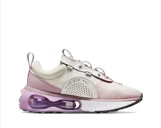 Nike Pink Purple Mesh Upper Visible Air Cushioning Lifestyle Sneakers 2