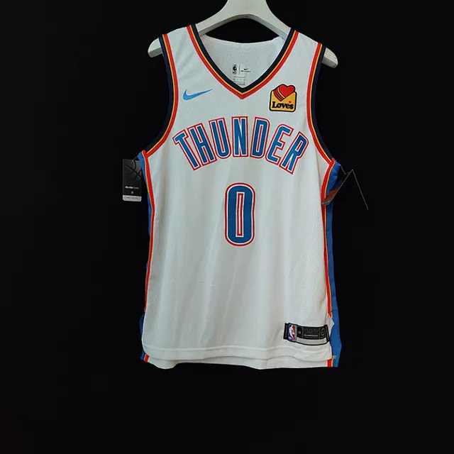 Nike Player Edition Thunder 0 أبيض أزرق برتقالي بدون أكمام شبكة 2