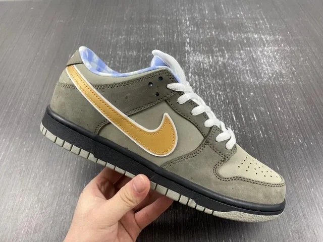 Nike SB Dunk Low Oliva Gris Dorado Zapatillas de Skate 8