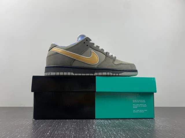 Nike SB Dunk Low Oliva Gris Dorado Zapatillas de Skate 16