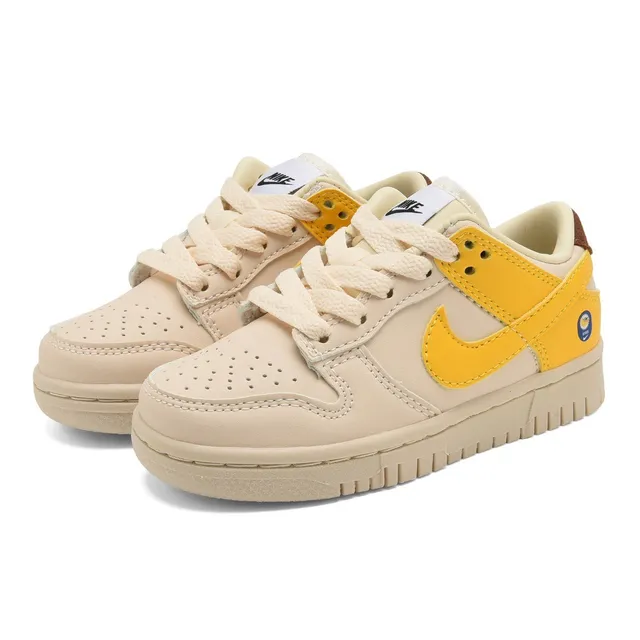 Nike SB Dunk Low কমলা এবং ক্রিম হলুদ স্কেটবোর্ড জুতো 6