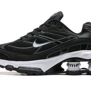 Nike Shox TL Supreme أحذية رياضية أسود أبيض أسلوب حياة