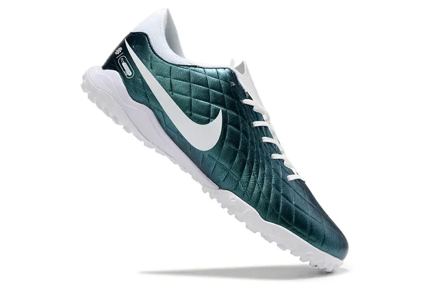 Nike Tiempo X 2024 Metallic Teal Turf Soccer Shoes 2